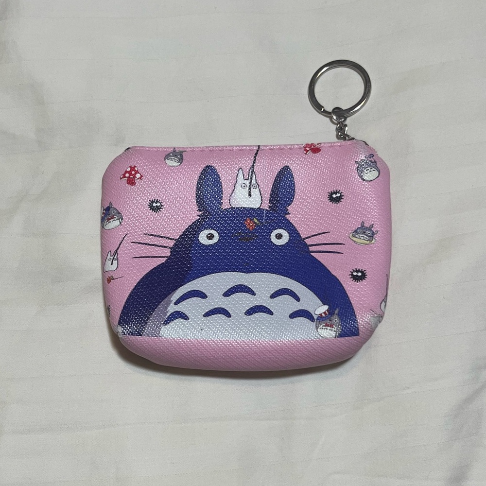 Pink and Blue Totoro Coin Purse